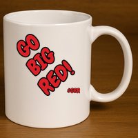 Nebraska 11oz C Handle Ceramic Mug