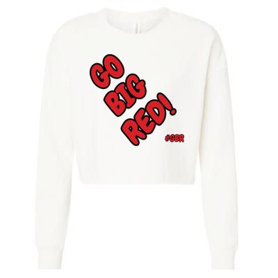Nebraska Cropped Pullover Crew