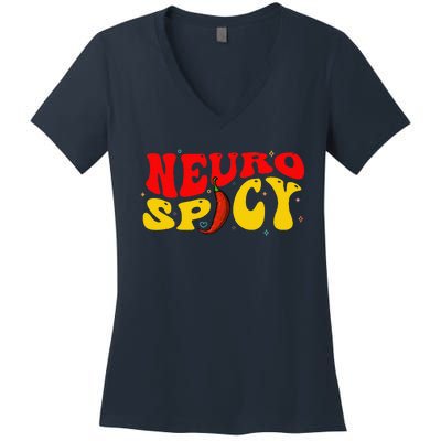 Neurospicy Women's V-Neck T-Shirt