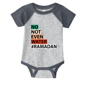 No Not Even Water Ramadan Kareem Islamic Fasting Gift For Ramadan Mubarak Infant Baby Jersey Bodysuit