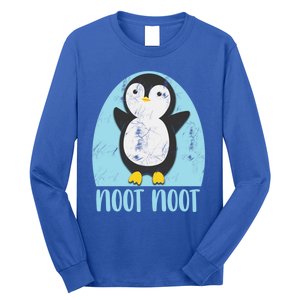 Noot Noot Funny Penguin Bird Sound Christmas Winter Penguin Gift Long Sleeve Shirt