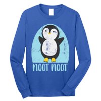 Noot Noot Funny Penguin Bird Sound Christmas Winter Penguin Gift Long Sleeve Shirt