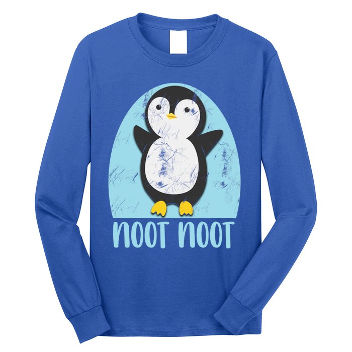 Noot Noot Funny Penguin Bird Sound Christmas Winter Penguin Gift Long Sleeve Shirt