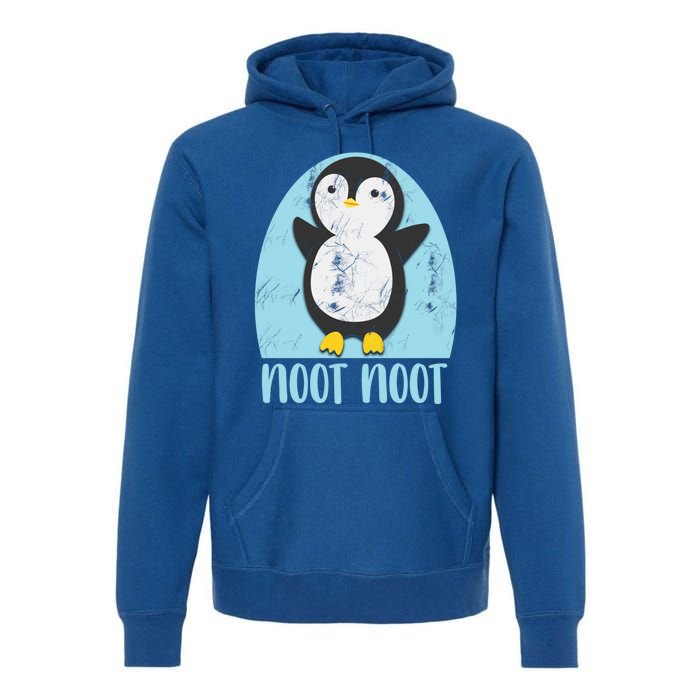 Noot Noot Funny Penguin Bird Sound Christmas Winter Penguin Gift Premium Hoodie