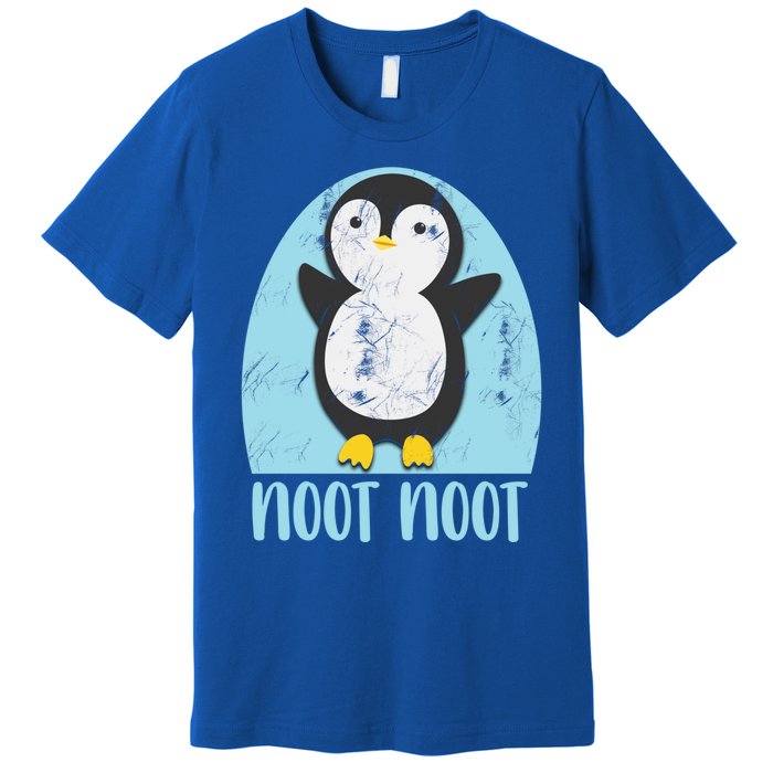 Noot Noot Funny Penguin Bird Sound Christmas Winter Penguin Gift Premium T-Shirt