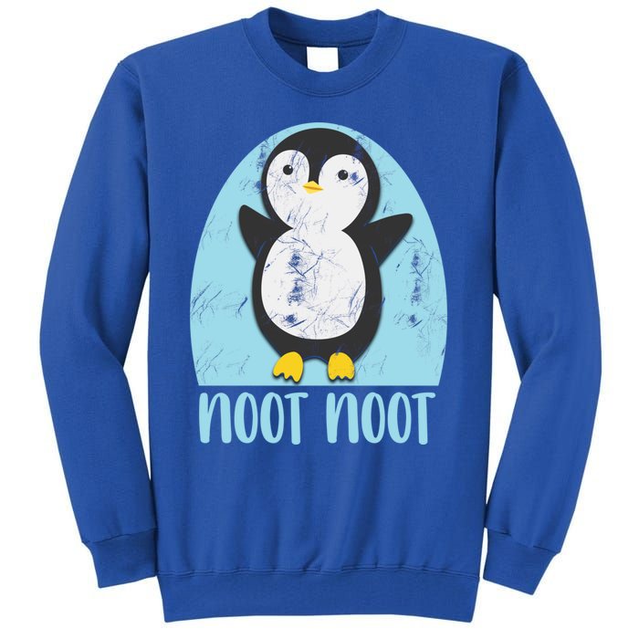 Noot Noot Funny Penguin Bird Sound Christmas Winter Penguin Gift Tall Sweatshirt