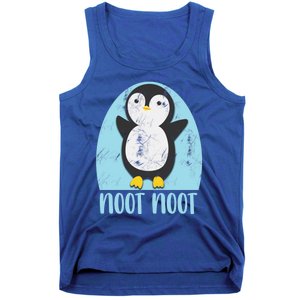 Noot Noot Funny Penguin Bird Sound Christmas Winter Penguin Gift Tank Top