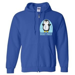 Noot Noot Funny Penguin Bird Sound Christmas Winter Penguin Gift Full Zip Hoodie