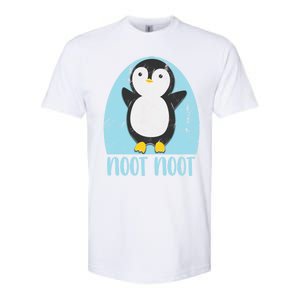 Noot Noot Funny Penguin Bird Sound Christmas Winter Penguin Gift Softstyle CVC T-Shirt