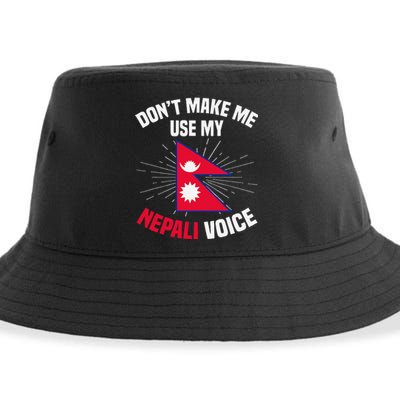 Nepal Nepali Flag Sustainable Bucket Hat