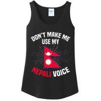 Nepal Nepali Flag Ladies Essential Tank