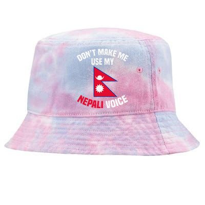 Nepal Nepali Flag Tie-Dyed Bucket Hat