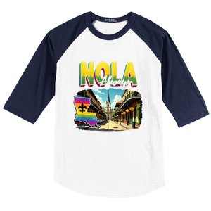 Nola Never Forget New Orleans Always Support Nola Always Baseball Sleeve Shirt