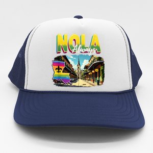 Nola Never Forget New Orleans Always Support Nola Always Trucker Hat