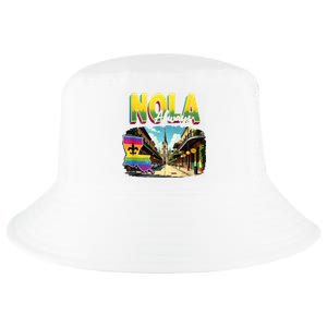 Nola Never Forget New Orleans Always Support Nola Always Cool Comfort Performance Bucket Hat