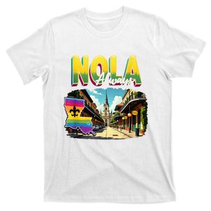 Nola Never Forget New Orleans Always Support Nola Always T-Shirt