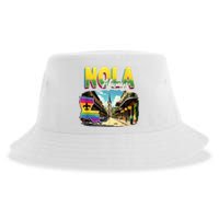 Nola Never Forget New Orleans Always Support Nola Always Sustainable Bucket Hat