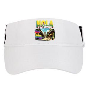 Nola Never Forget New Orleans Always Support Nola Always Adult Drive Performance Visor