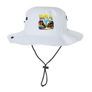 Nola Never Forget New Orleans Always Support Nola Always Legacy Cool Fit Booney Bucket Hat