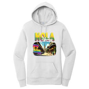 Nola Never Forget New Orleans Always Support Nola Always Women's Pullover Hoodie