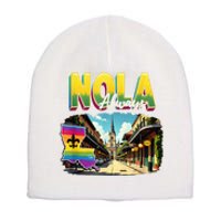 Nola Never Forget New Orleans Always Support Nola Always Short Acrylic Beanie