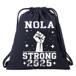 Nola Never Forget New Orleans Strong 2025 Support Louisiana Drawstring Bag