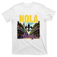 Nola Never Forget New Orleans Nola Always Always Support T-Shirt