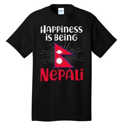 Nepal Nepali Flag Tall T-Shirt