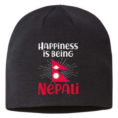 Nepal Nepali Flag Sustainable Beanie