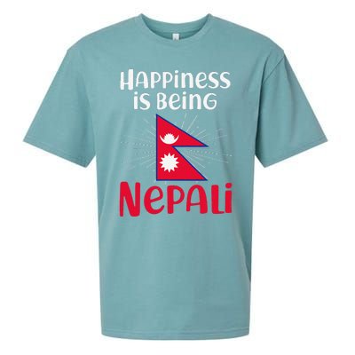 Nepal Nepali Flag Sueded Cloud Jersey T-Shirt