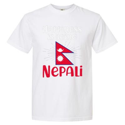 Nepal Nepali Flag Garment-Dyed Heavyweight T-Shirt