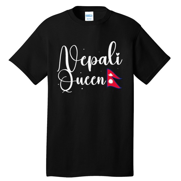 Nepal Nepali Flag Tall T-Shirt