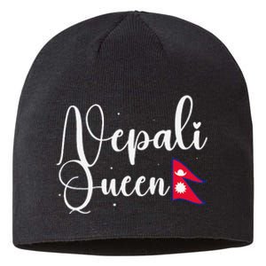 Nepal Nepali Flag Sustainable Beanie