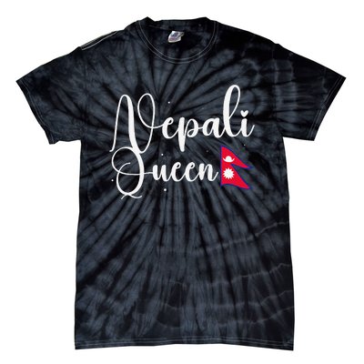 Nepal Nepali Flag Tie-Dye T-Shirt