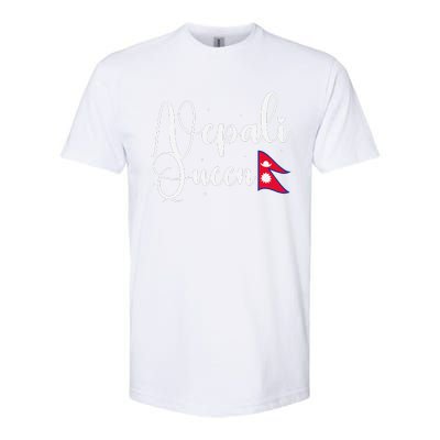 Nepal Nepali Flag Softstyle CVC T-Shirt