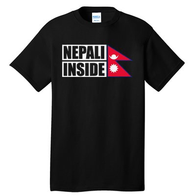 Nepal Nepali Flag Tall T-Shirt