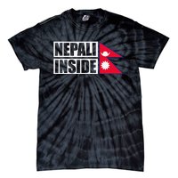 Nepal Nepali Flag Tie-Dye T-Shirt