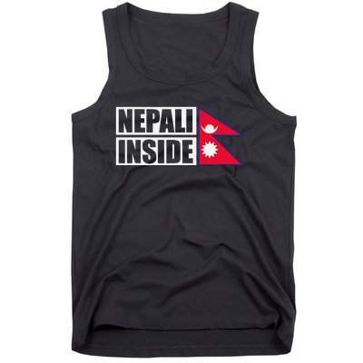 Nepal Nepali Flag Tank Top