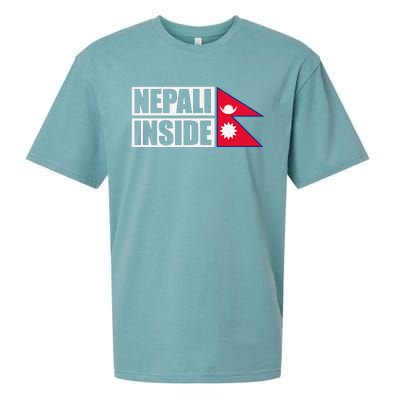 Nepal Nepali Flag Sueded Cloud Jersey T-Shirt