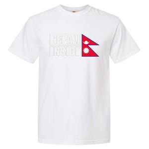 Nepal Nepali Flag Garment-Dyed Heavyweight T-Shirt