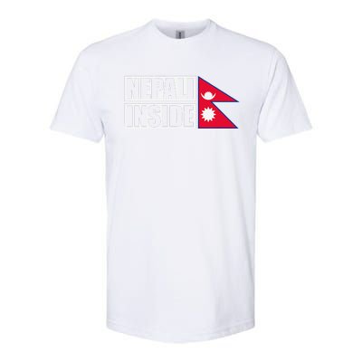 Nepal Nepali Flag Softstyle CVC T-Shirt