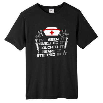 Nurse Nursing Fun Joke Gift Design Idea For Nurses Gift Tall Fusion ChromaSoft Performance T-Shirt