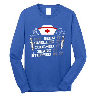 Nurse Nursing Fun Joke Gift Design Idea For Nurses Gift Long Sleeve Shirt