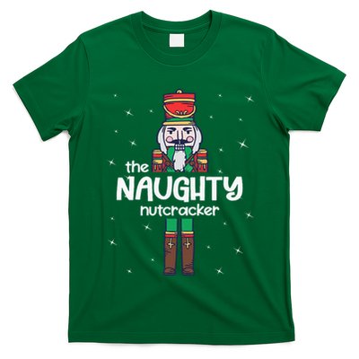 Naughty Nutcracker Family Matching Funny Pajama T-Shirt