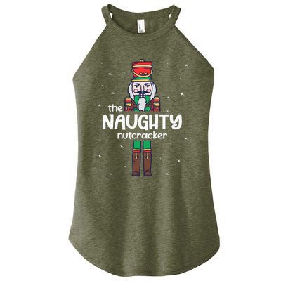 Naughty Nutcracker Family Matching Funny Pajama Women’s Perfect Tri Rocker Tank