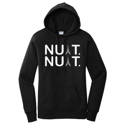 Nuit Nuit Funny Goodnight In French Premium Women's Pullover Hoodie