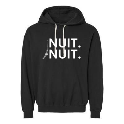 Nuit Nuit Funny Basketball Garment-Dyed Fleece Hoodie