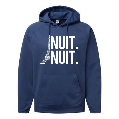 Nuit Nuit Funny Basketball Performance Fleece Hoodie