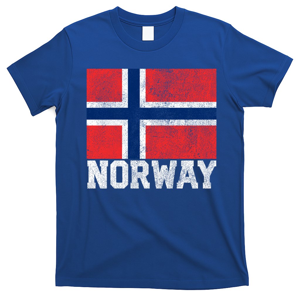 Norway Norwegian Flag National Pride Roots Country Nation Gift T-Shirt