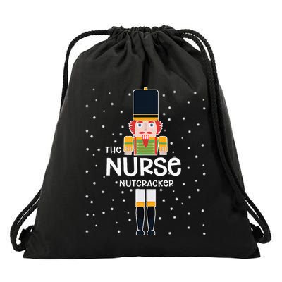 Nurse Nutcracker Family Matching Funny Pajama Drawstring Bag